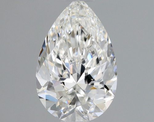 0.5 carat F-VS1 Natūralus Pear Deimantas (1)