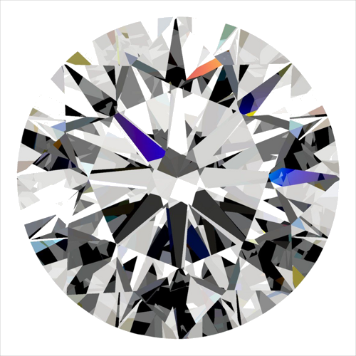 0.32 carat G-SI1 Excellent cut Natūralus Round Deimantas (1)