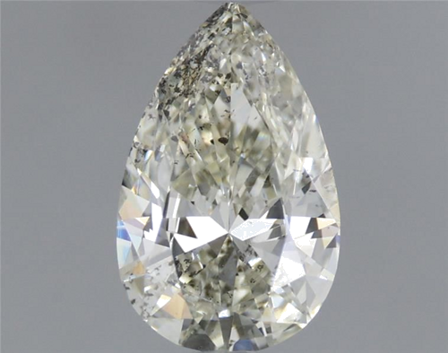0.57 carat K-SI2 Natūralus Pear Deimantas (1)