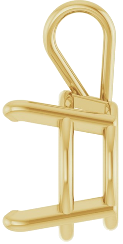 Pakabukas „Round 4-Prong Basket“ 14k yellow gold Round 12mm (3)