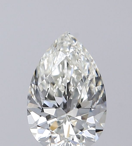 0.56 carat I-VVS1 Natūralus Pear Deimantas (1)