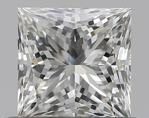 0.59 carat I-VVS1 Natūralus Princess Deimantas (1)