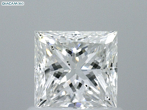 0.9 carat E-SI1 Natūralus Princess Deimantas (1)