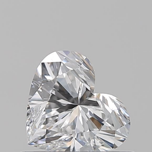 0.51 carat D-VVS1 Natūralus Heart Deimantas (1)