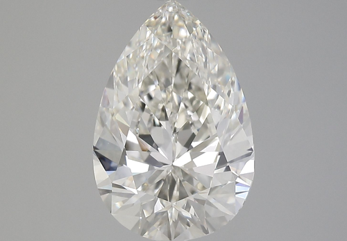 4.9 carat K-VVS2 Natūralus Pear Deimantas (1)