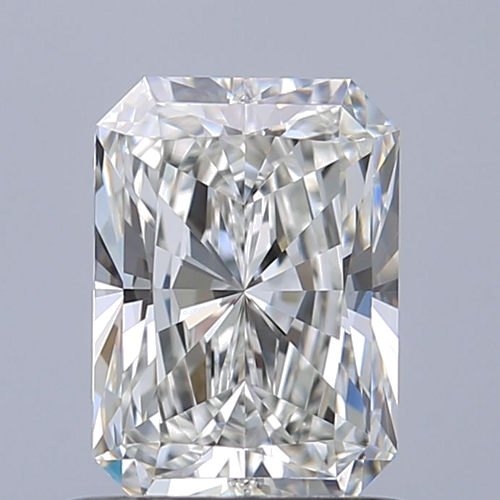 0.9 carat G-VVS2 Natūralus Radiant Deimantas (1)