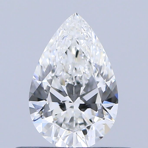 0.4 carat F-VVS1 Natūralus Pear Deimantas (1)