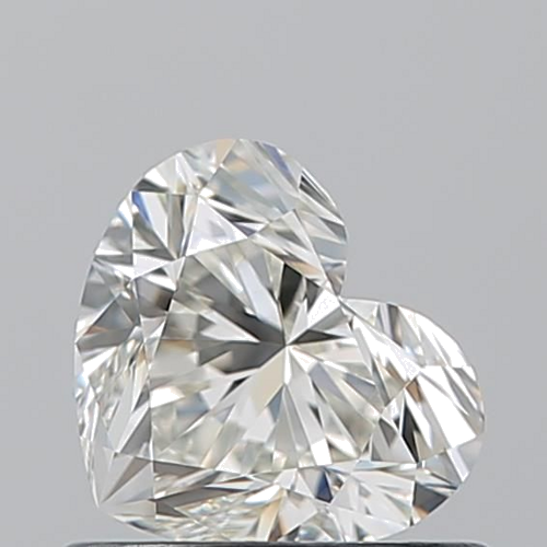 0.7 carat J-VVS1 Natūralus Heart Deimantas (1)