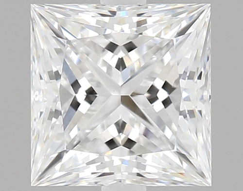 1.02 carat E-VVS2 Natūralus Princess Deimantas (1)