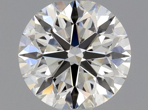 0.62 carat I-SI1 Excellent cut Natūralus Round Deimantas (1)