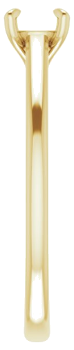 Sužadėtuvių Žiedas „Claw-Prong Solitaire“ 18k yellow gold Round 4.8mm (4)