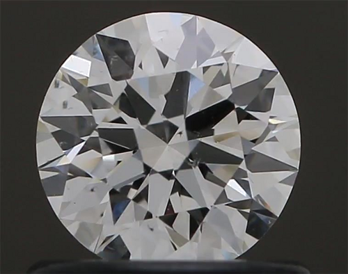 0.61 carat I-SI1 Very Good cut Natūralus Round Deimantas (1)