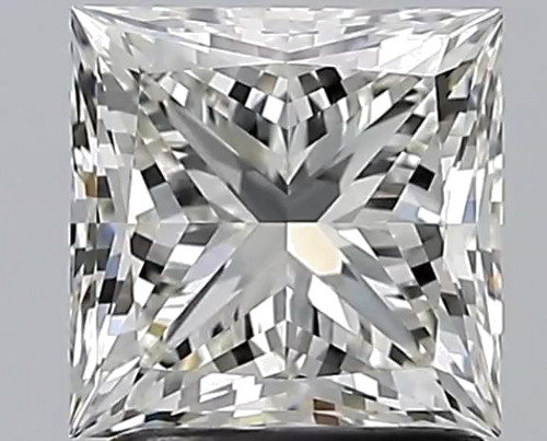 1.81 carat J-VVS2 Natūralus Princess Deimantas (1)