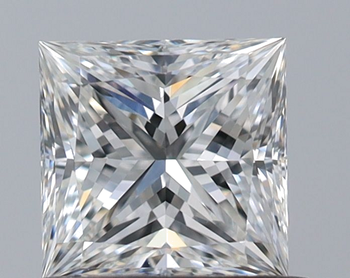 0.7 carat F-VS1 Natūralus Princess Deimantas (1)