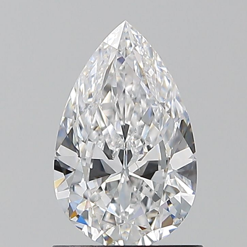 1.01 carat D-VS2 Natūralus Pear Deimantas (1)