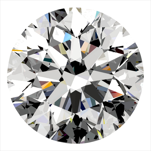 0.3 carat E-VS1 Excellent cut Natūralus Round Deimantas (1)