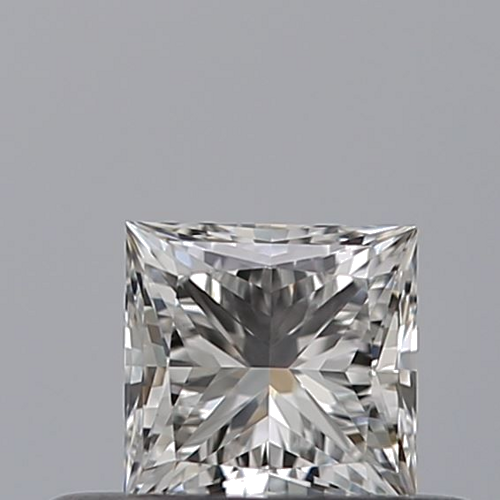0.34 carat E-IF Natūralus Princess Deimantas (1)