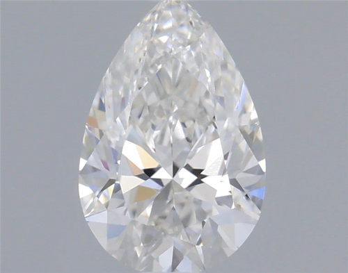 0.51 carat F-VS1 Natūralus Pear Deimantas (1)