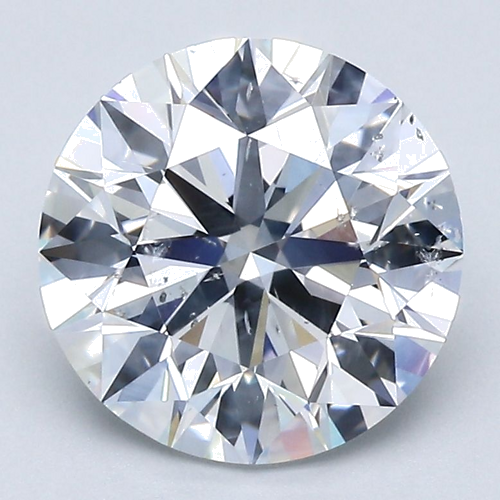 3.01 carat D-SI2 Excellent cut Natūralus Round Deimantas (1)