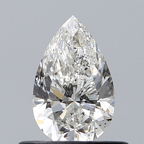 0.5 carat G-SI2 Natūralus Pear Deimantas (1)