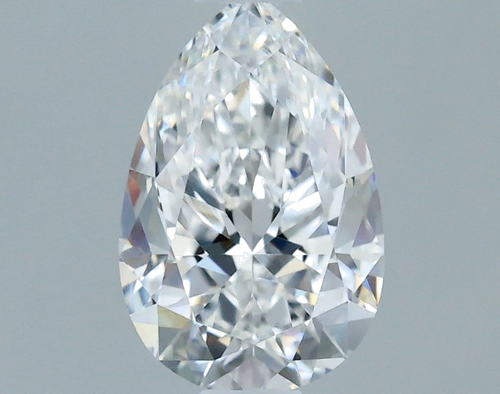 0.5 carat D-VVS2 Natūralus Pear Deimantas (1)