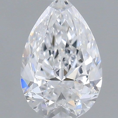 0.5 carat D-VS2 Natūralus Pear Deimantas (1)