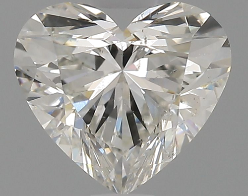 0.99 carat H-SI2 Natūralus Heart Deimantas (1)
