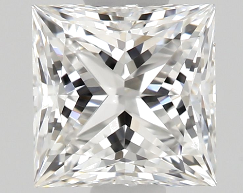 0.56 carat E-VVS2 Natūralus Princess Deimantas (1)