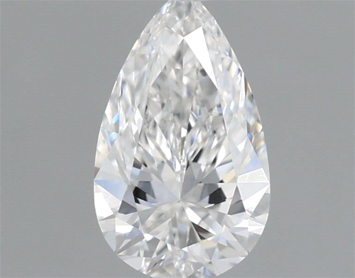 0.51 carat E-VVS2 Natūralus Pear Deimantas (1)