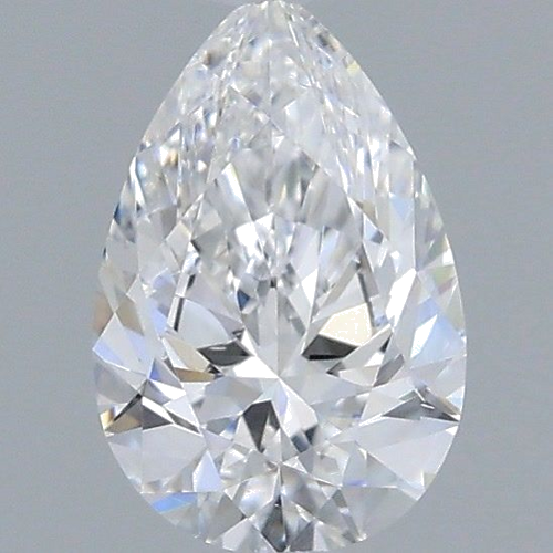 0.4 carat D-VS2 Natūralus Pear Deimantas (1)