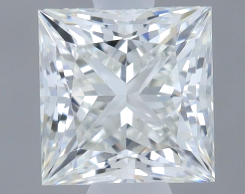 0.52 carat J-VVS1 Natūralus Princess Deimantas (1)
