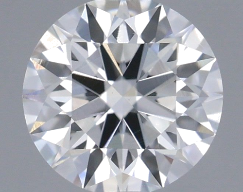 0.43 carat F-VVS2 Excellent cut Natūralus Round Deimantas (1)