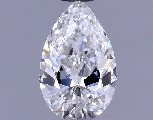 0.41 carat F-VS2 Natūralus Pear Deimantas (1)