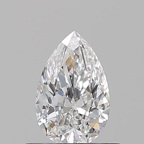 0.5 carat E-SI1 Natūralus Pear Deimantas (1)