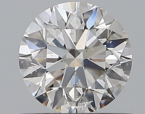 0.5 carat F-SI2 Excellent cut Natūralus Round Deimantas (1)