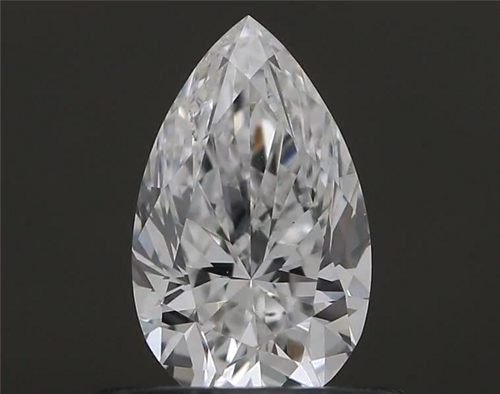 0.54 carat F-VS1 Natūralus Pear Deimantas (1)