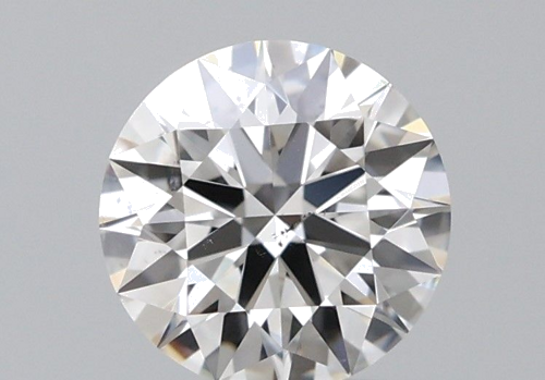 0.43 carat F-SI1 Excellent cut Natūralus Round Deimantas (1)