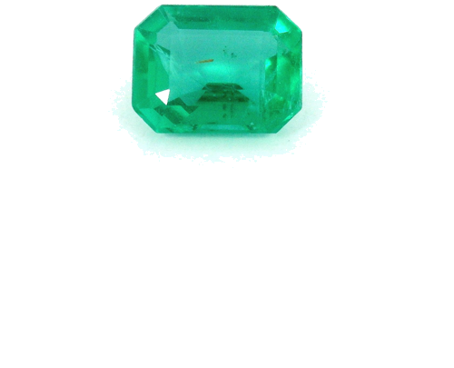 1.14 carat GREEN STEP cut Octagonal Smaragdas (1)