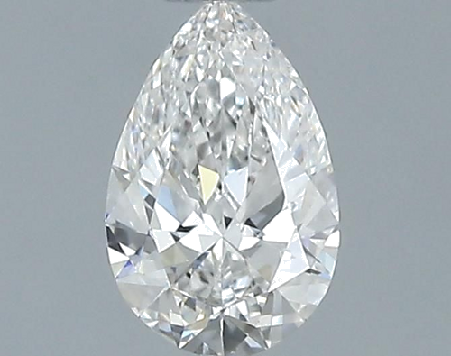 0.37 carat F-SI1 Natūralus Pear Deimantas (1)