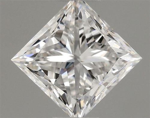 0.46 carat E-VS1 Natūralus Princess Deimantas (1)