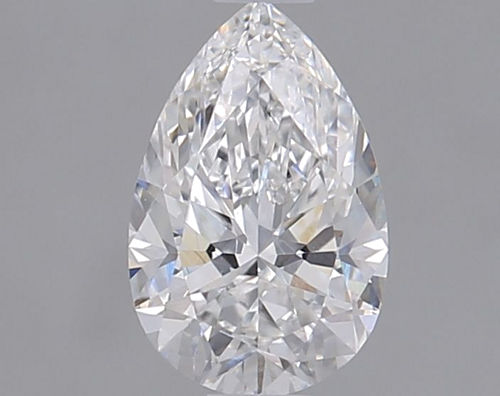 0.5 carat E-VVS2 Natūralus Pear Deimantas (1)