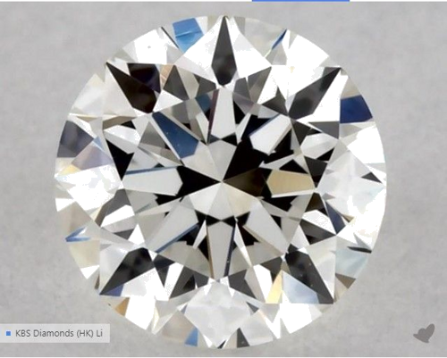 0.31 carat H-VS1 Excellent cut Natūralus Round Deimantas (1)