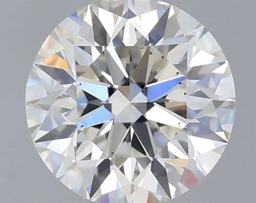 0.5 carat I-SI1 Excellent cut Natūralus Round Deimantas (1)