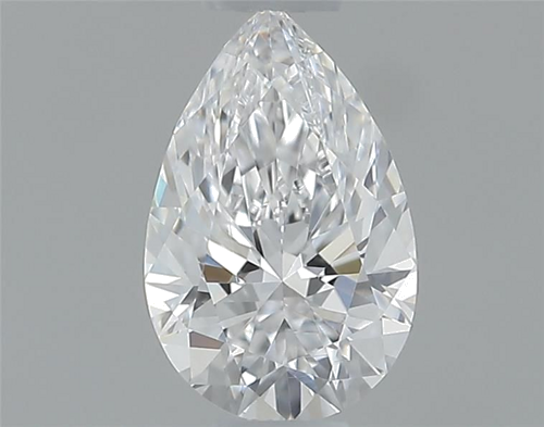 0.3 carat D-VVS2 Natūralus Pear Deimantas (1)