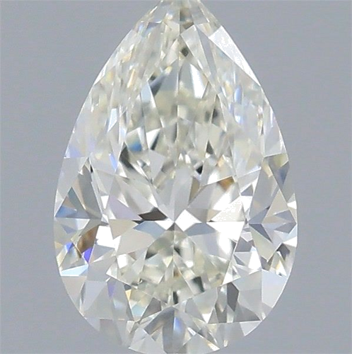 0.5 carat I-VS2 Natūralus Pear Deimantas (1)