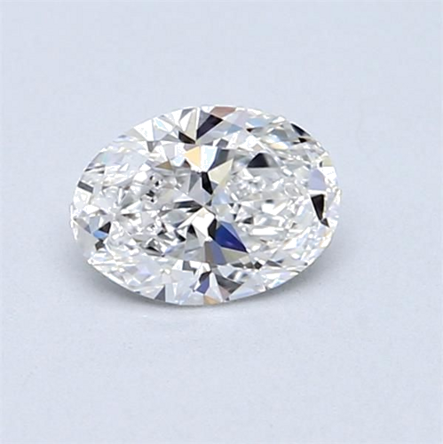 0.58 carat E-IF Natūralus Oval Deimantas (1)