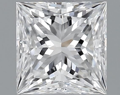 0.41 carat E-VS1 Natūralus Princess Deimantas (1)