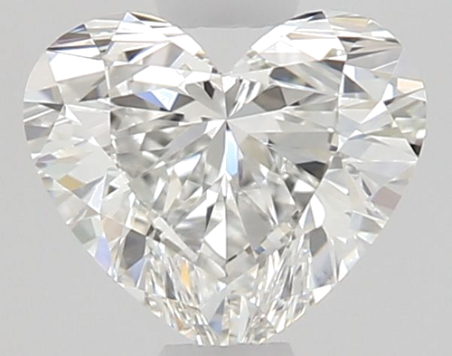 0.5 carat G-VVS1 Natūralus Heart Deimantas (1)