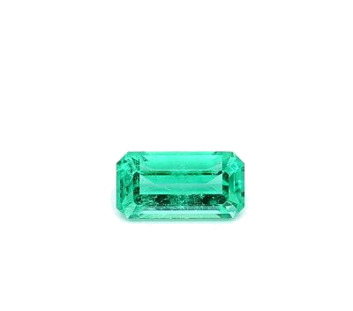 0.47 carat GREEN STEP cut Octagonal Smaragdas (1)