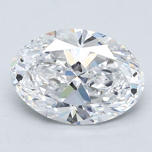1.71 carat D-VS2 Natūralus Oval Deimantas (1)